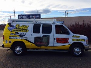 Full Coverage Graphics on Van form a professional car wrapping service