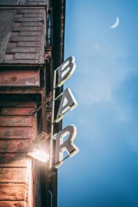 Bar Backlit Channel Letters for Elegant Ambiance