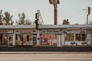 Businesses by the Road example for common signage mistakes