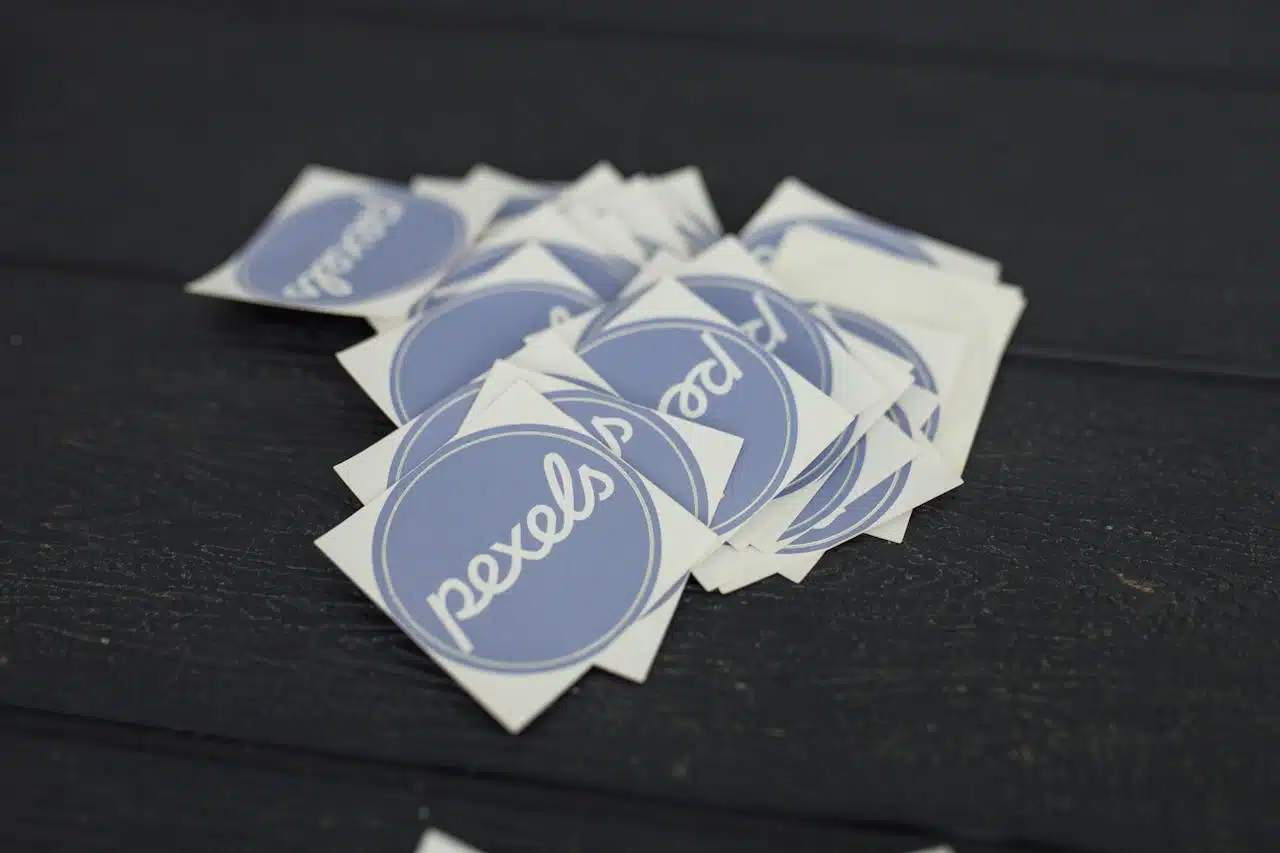Custom printed stickers featuring premium matte lamination to reduce glare and protect colors.